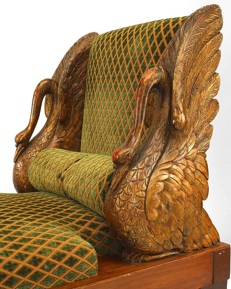 AlmanacAntiques's tweet photo. At the beginning of the #19thcentury, #Neoclassical #furniture was all the rage. This #Russian #recamier is not just a chaise but a #throne with #swan #bodyguards. Learn more at
https://t.co/yRzyKVRAUA https://t.co/lEOsLzZRCh