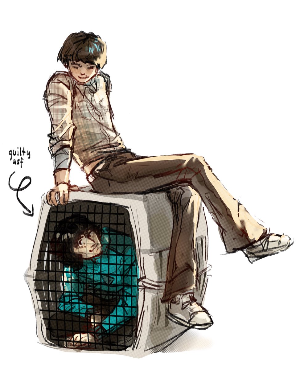 sayu_nari's tweet photo. Yall mind if I draw my #hellcali a little supa freak…? (he’s right where he wants to be) #byler https://t.co/o3zicWXfuR