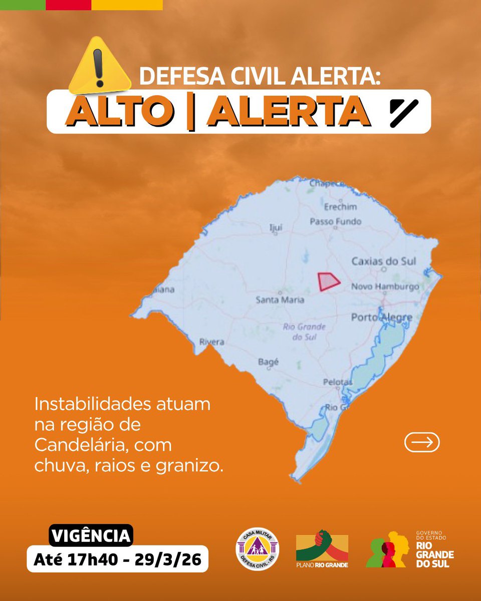 Defesa Civil RS tweet media