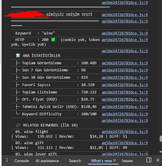 runthistown5416's tweet photo. Vibecoding yaparak tool veya app yapıyorsanız lütfen güvenlik testlerini yapın.  

Mesela herkes ETSY API almaya çalışıyor ama alması baya zor, adam almış API'sini, tool yapmış güvenliğe önem vermediği için şimdi artık ikimizin api'si oldu. :)  

Allahtan ben kötüye kullanmayacağım için sıkıntı yok, adama mail atıp durumu bildiricem ama sizin de aklınızda olsun diye yazıyorum, güvenlik işine çok önem verin.