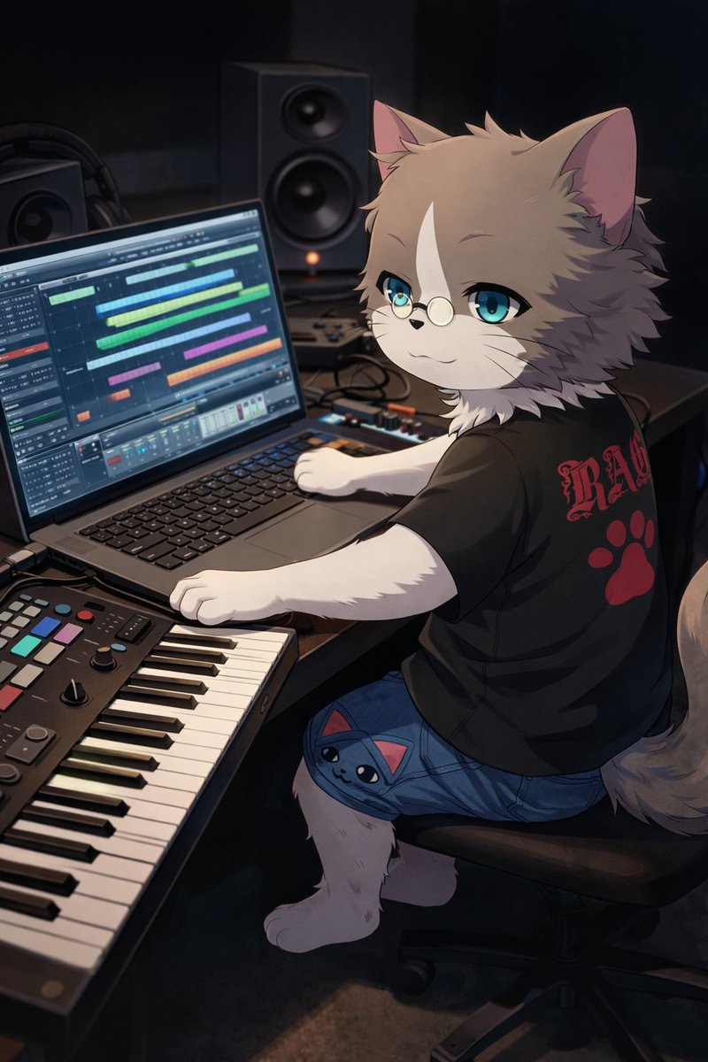 ラグドールPちゃんねる🐈‍⬛🐱ケモV兼作曲P tweet media