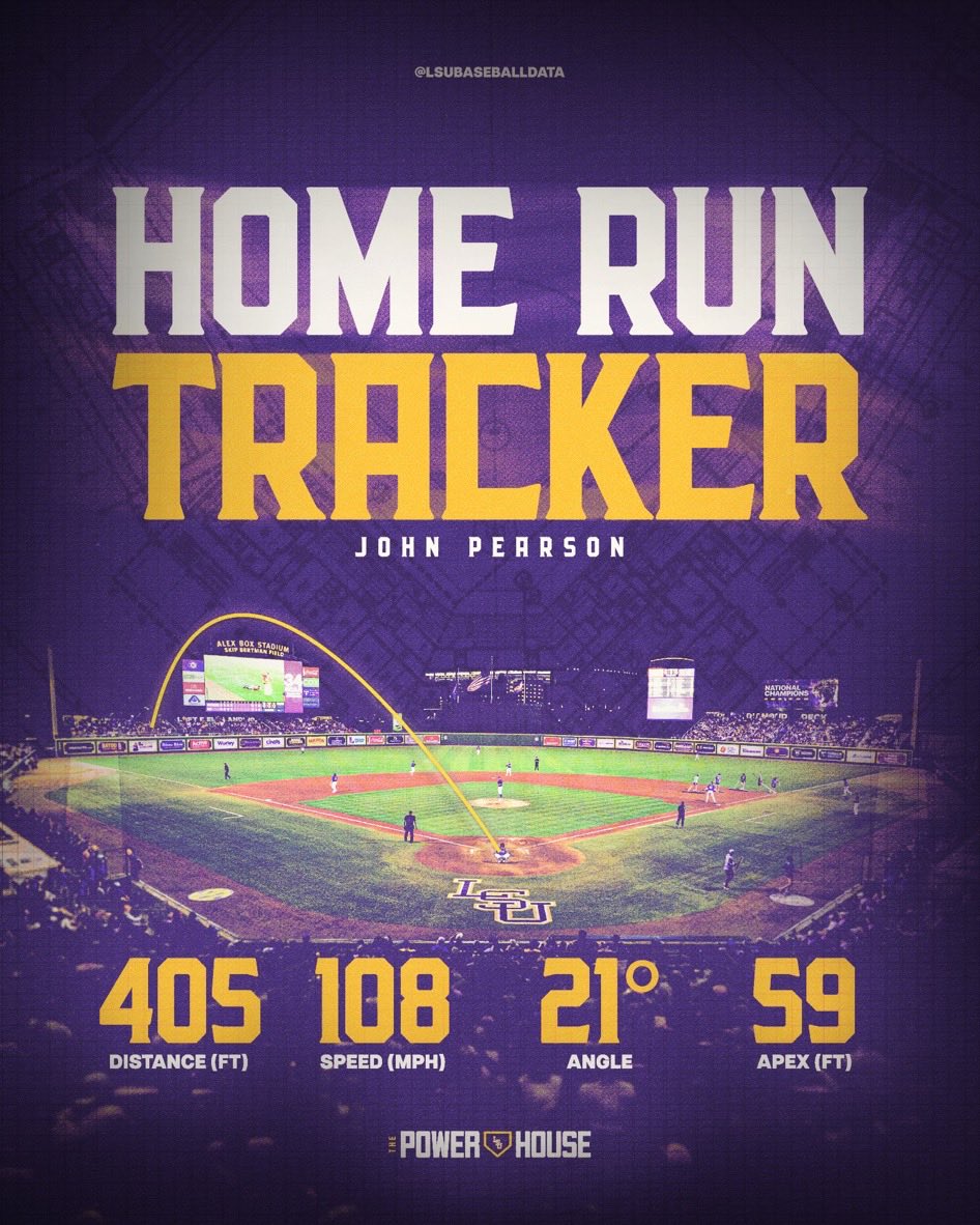 PgarrettMD's tweet photo. A 🚀 off the bat 💣 
@LSUbaseball https://t.co/7xGYuLYMWA