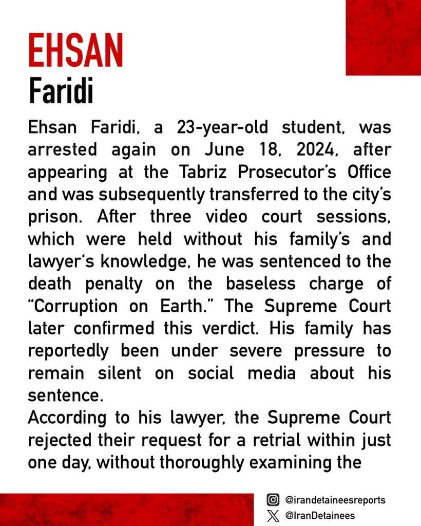 Iran Detainees Report tweet media