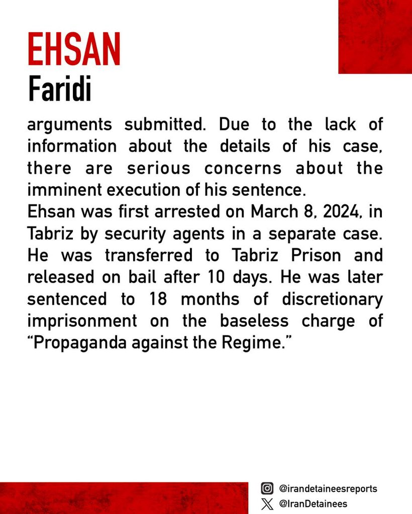 Iran Detainees Report tweet media