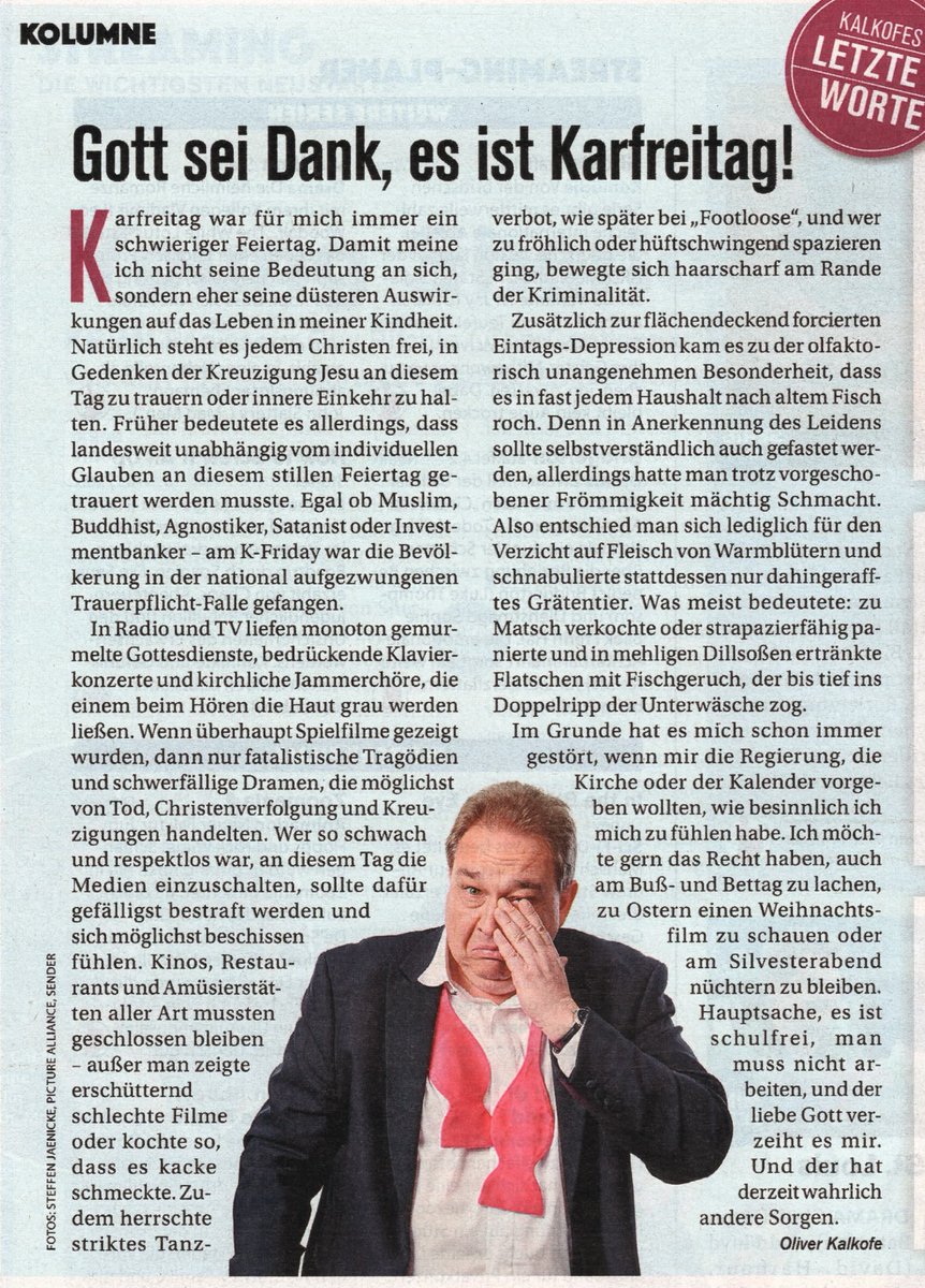 Oliver Kalkofe 📯 tweet media