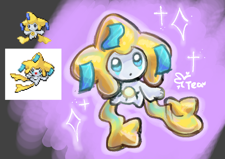 bunnetea's tweet photo. jirachi if it was peak https://t.co/wagG7XUYcm