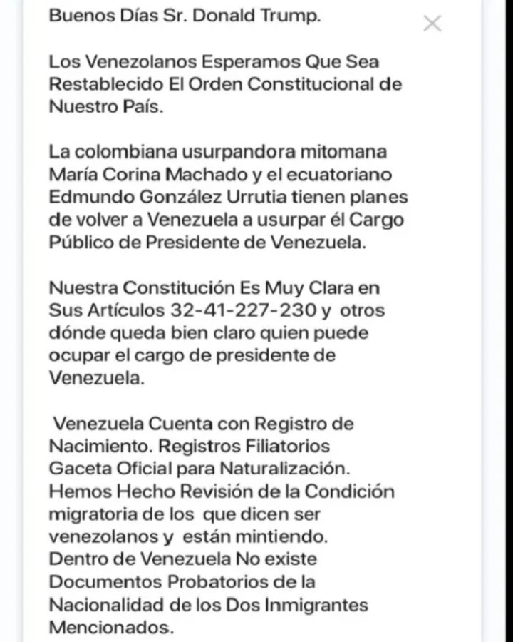 mariacelestina0's tweet photo. @JuanCD_2024 @mirtha_gu @realDonaldTrump @marcorubio @SecRubio Así fue creado el engaño de Hugo Chávez y su familia postiza.
Obra de Fidel Castro y Hugo Chávez.
No son venezolanos y jamás hicieron proceso migratorio legal.
Utilizó el exterminio de ciudadanos venezolanos para conseguir la identidad.
El fraude, buscamos registros filiatorios. https://t.co/IF35rEe2ff