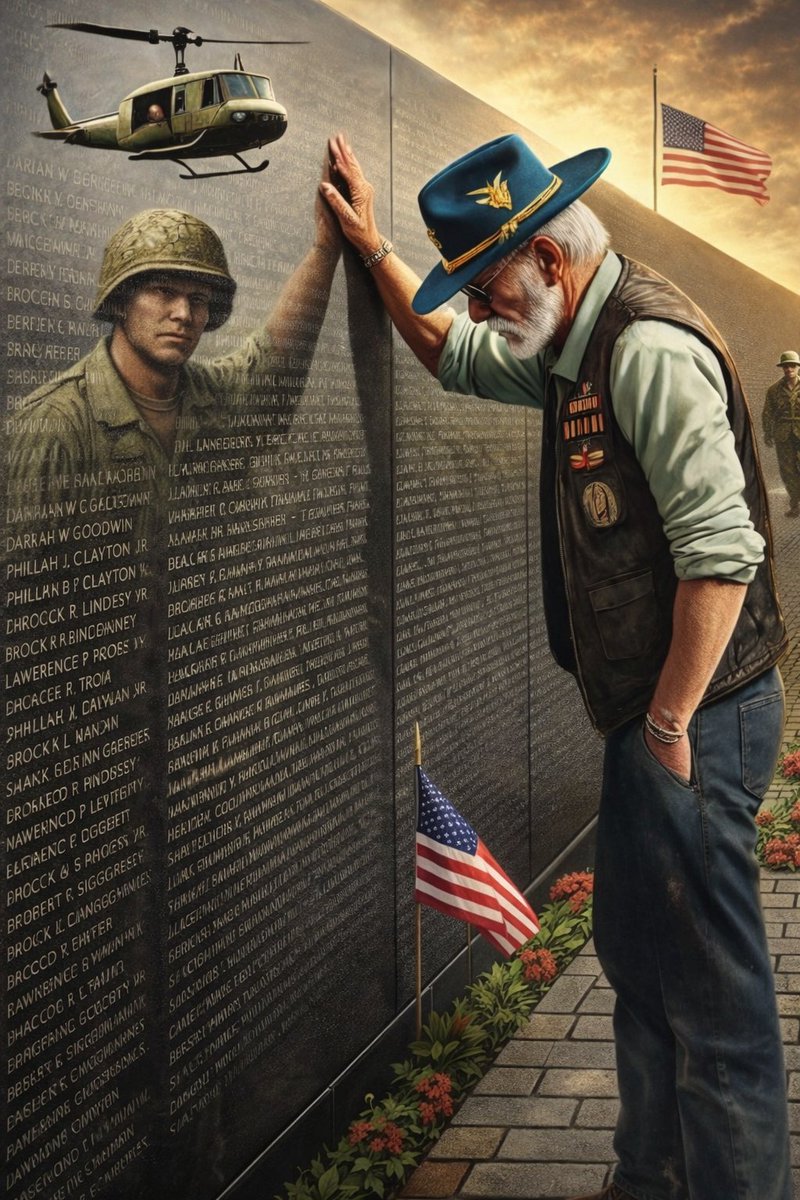 M22Tactical's tweet photo. Today, we honor the men and women who served during the Vietnam War, heroes who served with courage and sacrifice in one of the most difficult chapters in American military history.

Many of them came home to protests, silence, or worse. It’s a solemn reminder of how important it is to always stand behind our service members, not just when they’re deployed, but when they come home.

To our Vietnam Veterans: We see you, we honor you, and we’re grateful for your service and sacrifice. Welcome Home!

As a military and veteran community, we owe it to you, and every generation that follows, to ensure our service members are welcomed, respected, and supported.

This image was inspired by "Reflections," created by artist Lee Teter in 1988. Teter was commissioned by a group of Vietnam veterans to create his piece, and he chose to depict actual individuals in the reflections. Notably, he does not profit from the sales of his print; instead, the proceeds benefit veterans and their families.

#NationalVietnamWarVeteransDay #VietnamVeterans #NeverForget #WelcomeHome #RedCatDryFireTraining