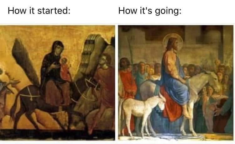 XianResistance's tweet photo. #HolyWeek #PalmSunday
#Hosanna #TriumphalEntry https://t.co/OyUx0DCxx2