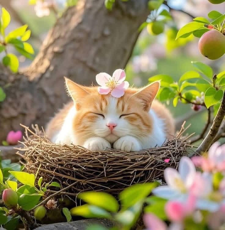 SusanDaw1's tweet image. Doing Spring…………..😺🐾💞🌸🌿🦋💖🥰🐈🌸🪺🌷🌸🌱🦋
#HappySunday 😽🐾🌸