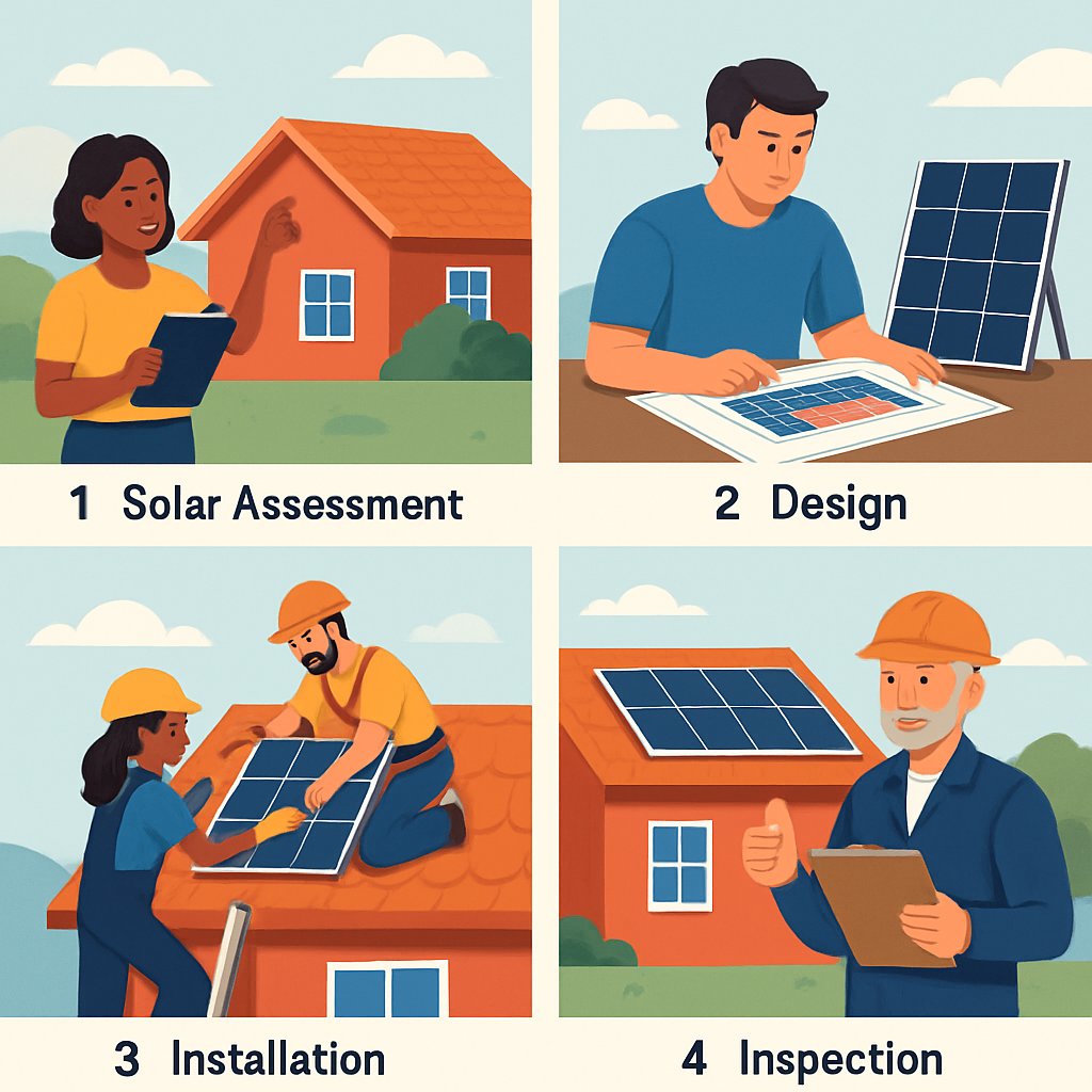 NCSolarNow's tweet photo. Wondering how solar energy works? Check out our latest infographic that breaks down the solar installation process step-by-step! 🌞📊
#NCSolarNow #SolarInstall #SolarEnergy #GoSolar https://t.co/QHocPGOBQI