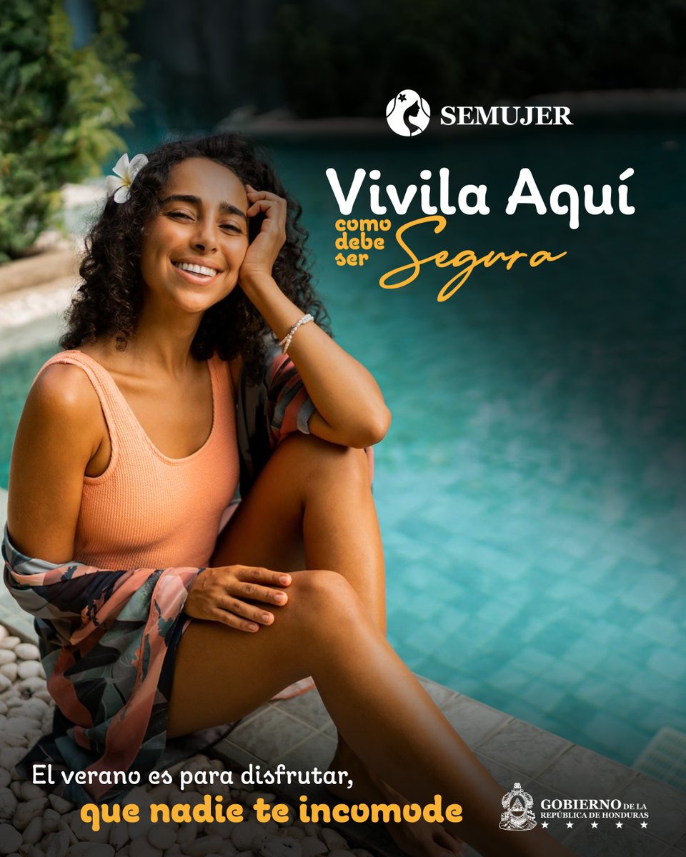 CENET_HN's tweet photo. 👩‍🦰🌴 Disfrutá esta Semana Santa como debe ser: con respeto, tranquilidad y libre de acoso hacia la mujer.

El verano es para compartir momentos agradables, descansar y convivir, pero no hay disfrute donde existe el acoso. https://t.co/2PqlB2ri6p