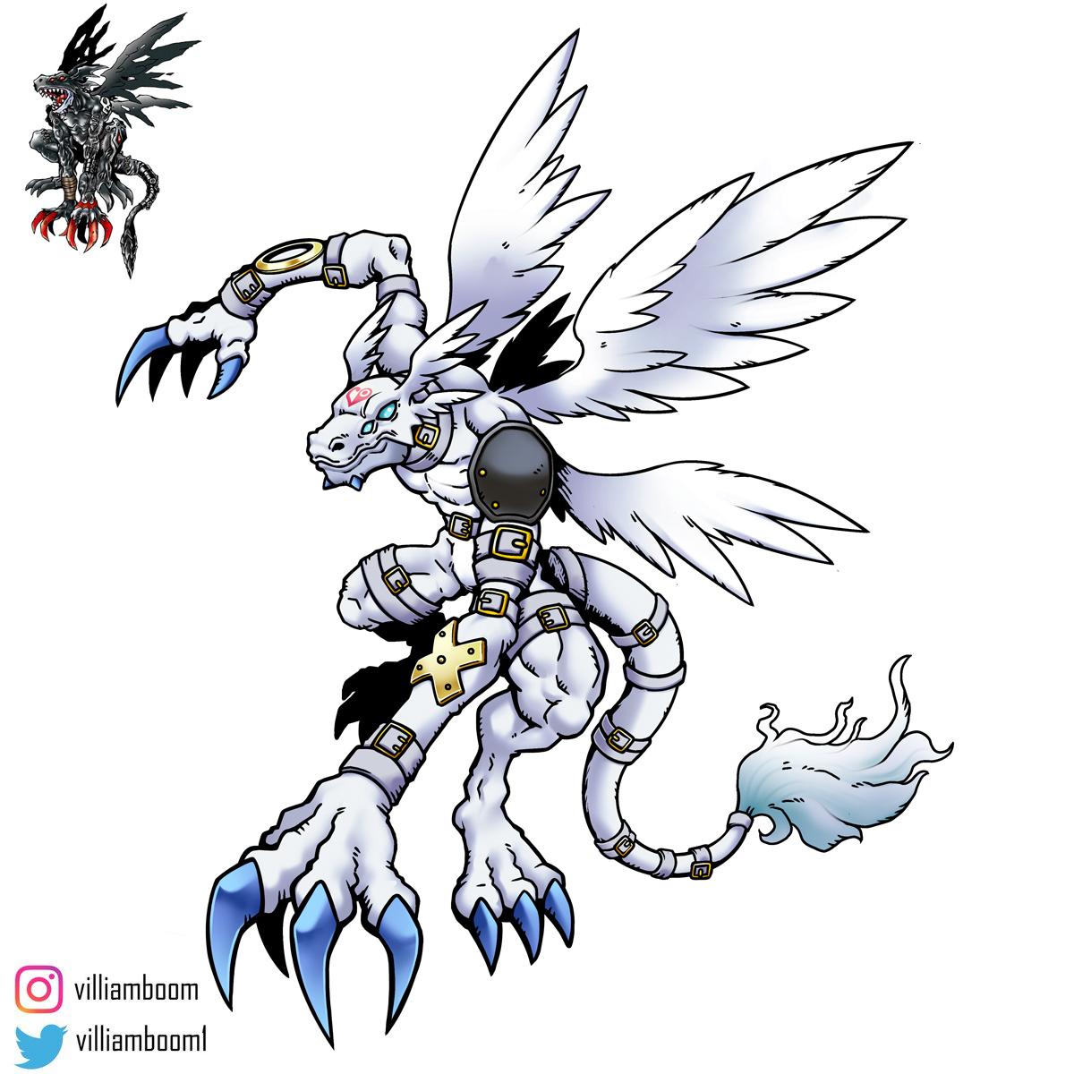 VilliamBoom1's tweet image. Commission done for  rott.enskye on insta!

A Holy version of Devidramon

#digimon #digimonart #digimonadventure #fanart

If you want an artwork like this send me a DM

If you want a 3D commission send me a DM to @VilliamBoom3D