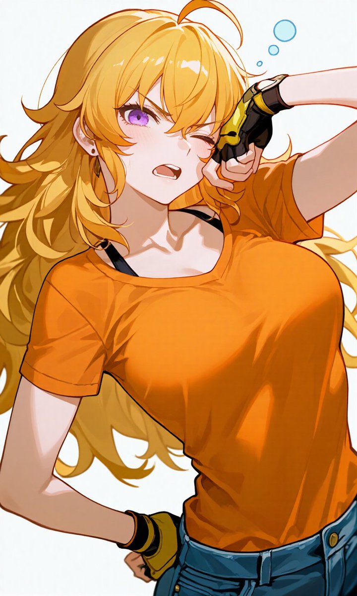 bluerizzle_brad's tweet photo. I took an image I made in #ETMAI of a sleepy agitated #YangXiaoLong and put it through #PixAI's #imagetotext to make more https://t.co/sT9AnQLXXe