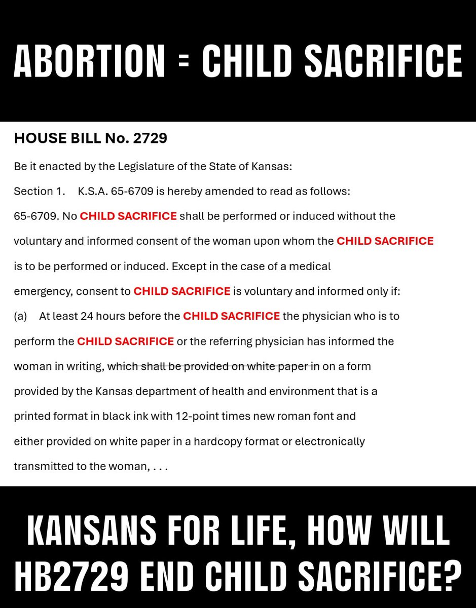 Abortion Is Murder KS tweet media