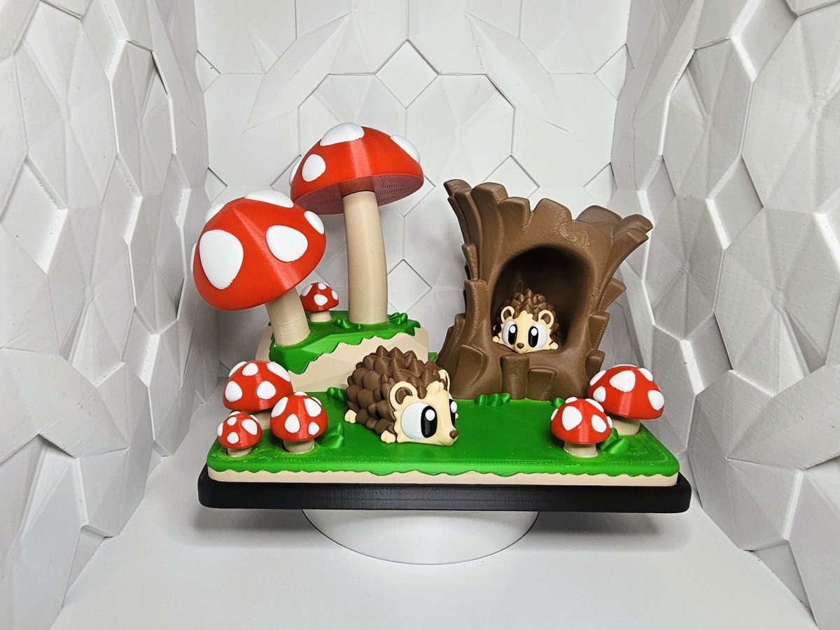 LayeredLuxuries's tweet photo. Say hello to our newest woodland cuties 🦔🍄
This Hedgehog Mushroom Forest Playset is full of cozy charm - perfect for play, display, or gifting!

Get yours today! 🛒 https://t.co/iFMwIwLOhM

#hedgehog #cottagecore #woodland #3dprinting #handmade #etsyshop #cozyvibes #fairygarden https://t.co/OPitzr3sSP