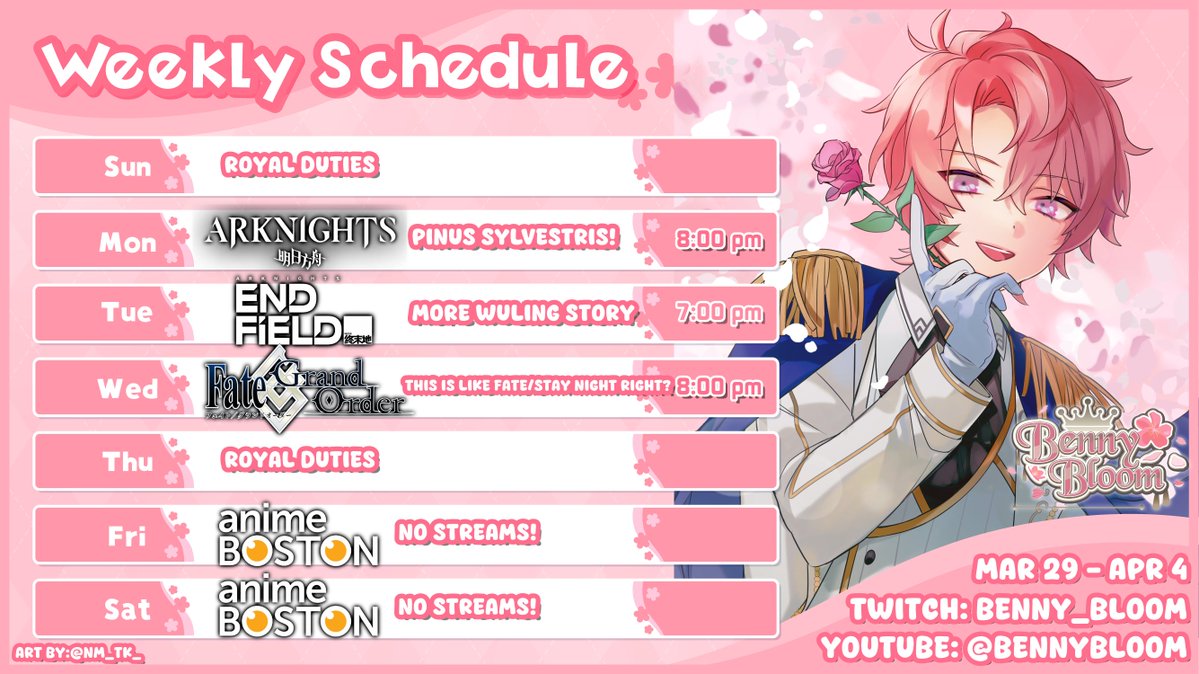 Benny Bloom 👑🌸 Anime Boston tweet media