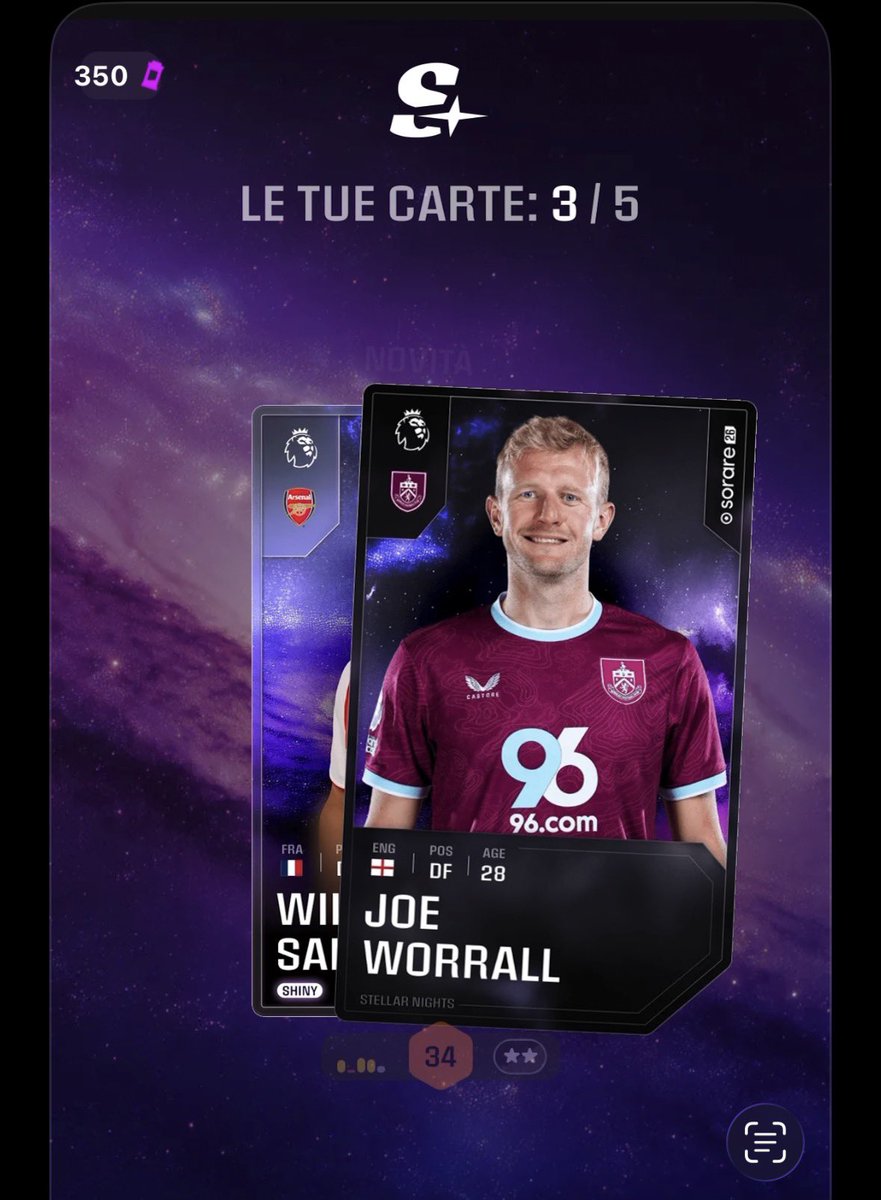 LucaRagnar90's tweet photo. What a pack!!! 👀💥 #stellarset #sorare
Look here! 👉🏻 https://t.co/Lwy332tAYf
#sorare #fantasyfootball #stellarnight https://t.co/fujt0QYx5C