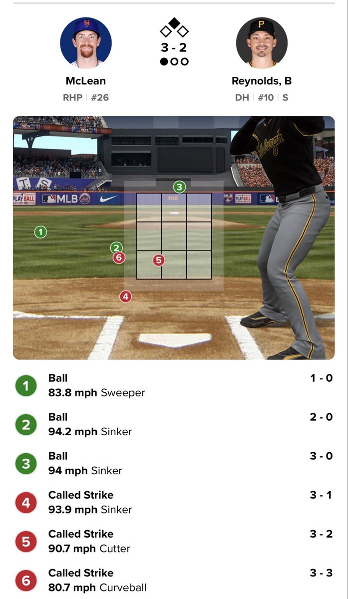 bhmbill's tweet photo. @MLB  a one strike strikeout by Ramon de Jesus! So bad. https://t.co/tgUVLquJFu