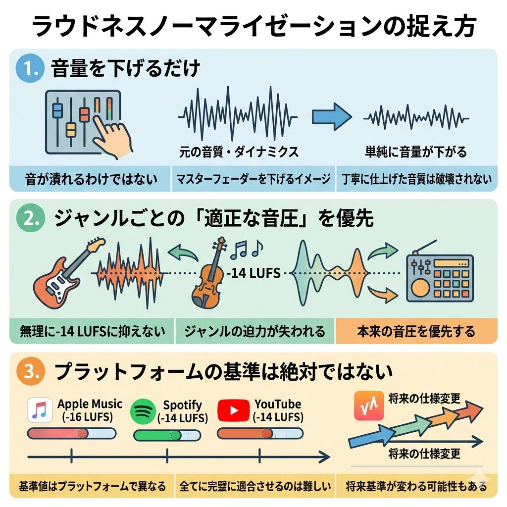 BeatzChiva's tweet image. 2mixを仕上げるときは、ラウドネスノーマライゼーションを変に意識せずに、その作品が一番カッコよく、ダイナミックに聴こえる音圧をゴールにするのがベストです。
#dtm #ラウドネス