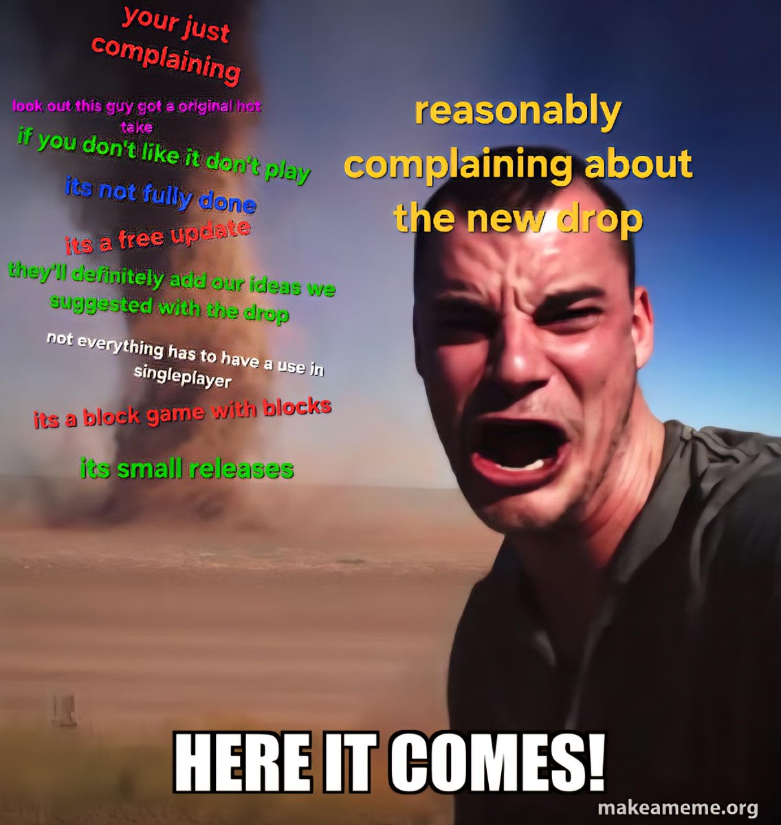 "And here we go" - joker