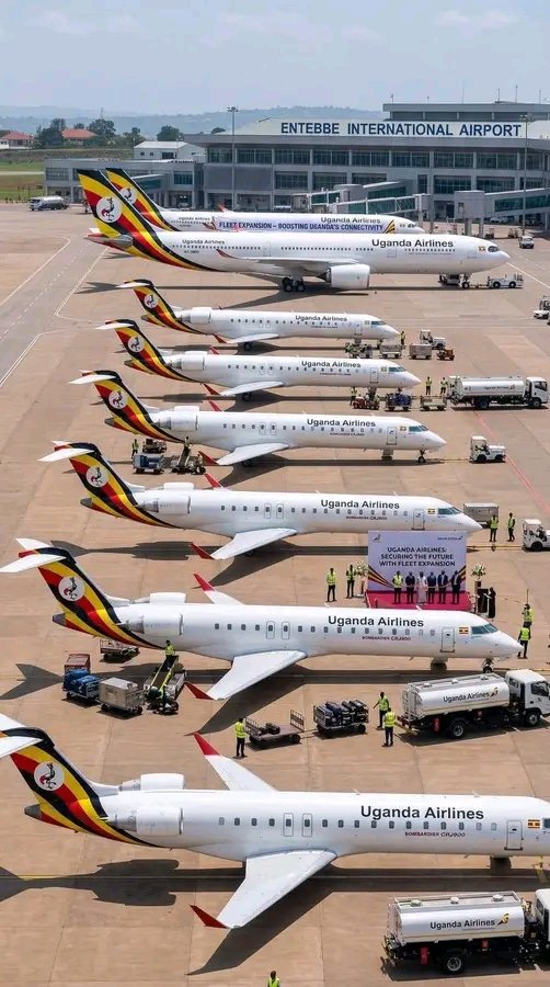 AfricaFactsZone's tweet image. Uganda will spend $113 million to acquire 10 new aircraft for Uganda Airlines and increase its fleet size to 16.