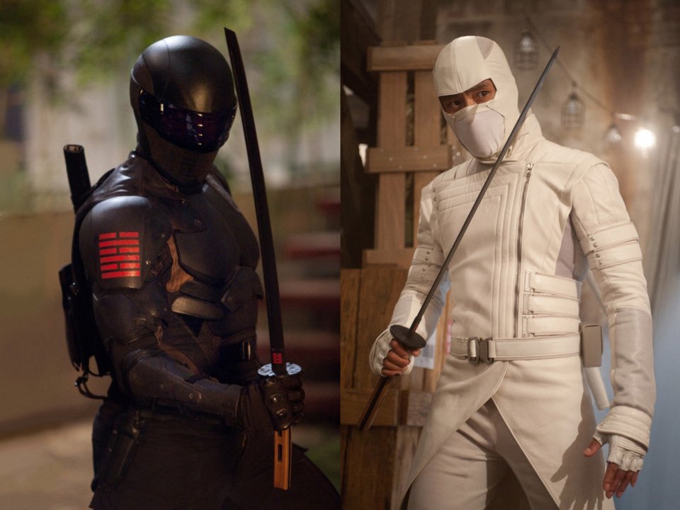 pepevera77's tweet image. Snake Eyes 🥷👁️🐍#SnakeEyes VS Storm Shadow 🥷⛈️🌫️👤 #StormShadow 
(@SnakeEyesMovie )