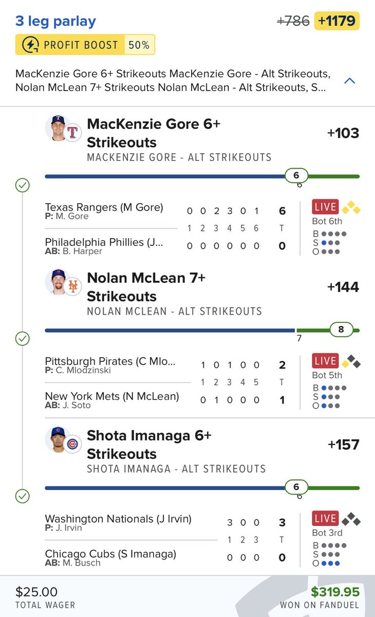 steezpicks's tweet photo. Cash the Ks Lay (+1179)✅💎

Use code “MLB60” for 60% off your first month!! 

🔗 https://t.co/WutnvsIcLJ https://t.co/uf0cWpfbVs