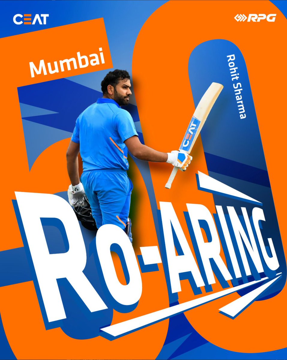 CEATtyres's tweet photo. 50 Runs and Grip Like No Other!

#RohitSharma #IPL2026

[Rohit Sharma, Hitman, MI vs KKR, IPL 2026, CEAT, This Is RPG] https://t.co/7NBIWmg7Io