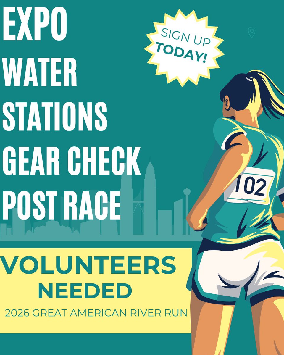 GARiverRun's tweet photo. Want the perfect service project? 
Volunteer at the Great American River Run!
We need groups for:
💦 Water Stations
🏃 Course Support
🎉 Finish‑Line Vibes
It’s high‑energy, community‑impacting, and SO much fun to do together.
👉 Garr@memphisinmay.org #GARR2026 #MemphisInMay https://t.co/zyP7pJ0fTE
