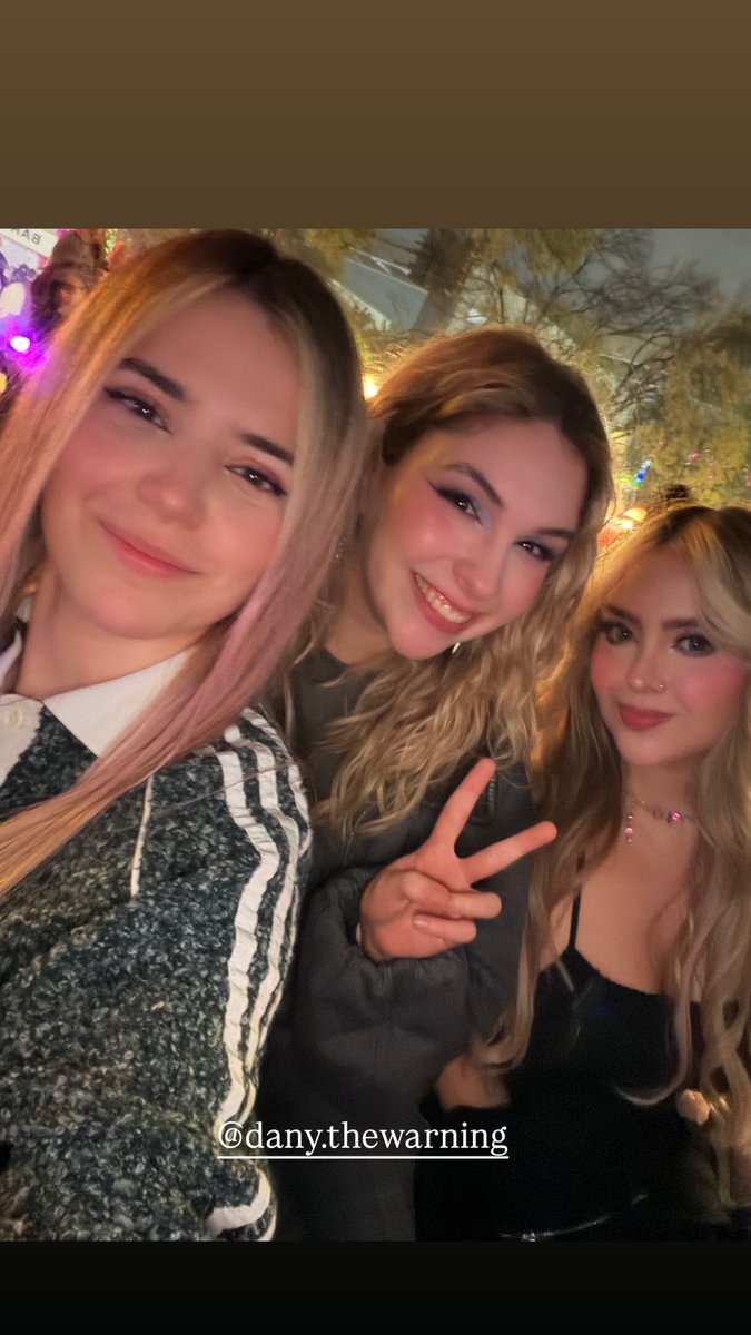 thewarning_esp's tweet image. Publicaciones de Dany y @samyriveratv en las historias de instagram 

#TWSpain #GirlPower #TheWarning #RockGirls