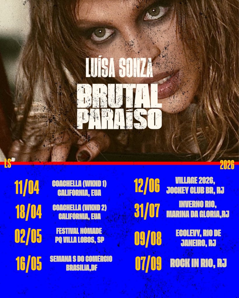 Brutal Paraíso Tour tweet media
