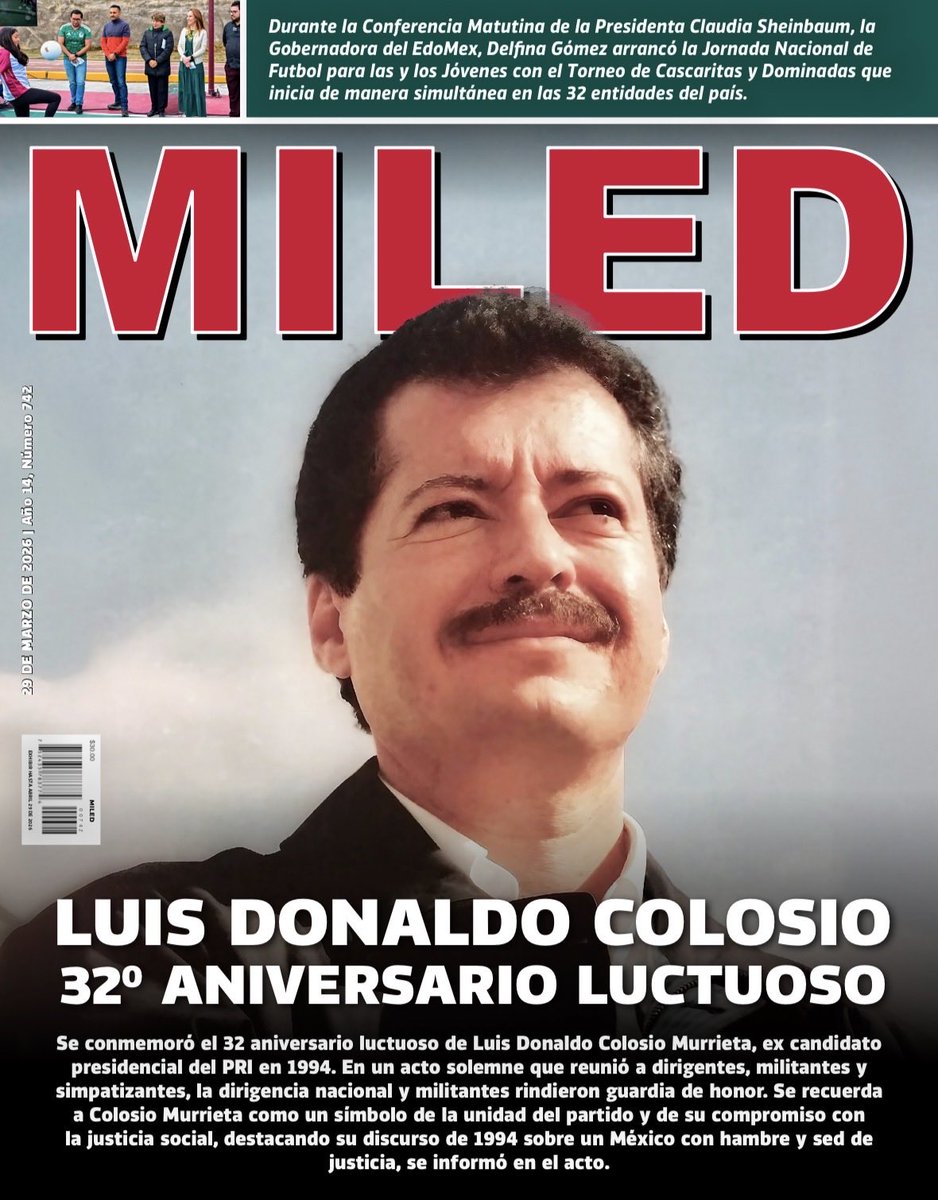 rlibien's tweet photo. Revista Miled @colosioriojas https://t.co/iq4AfAGNZz