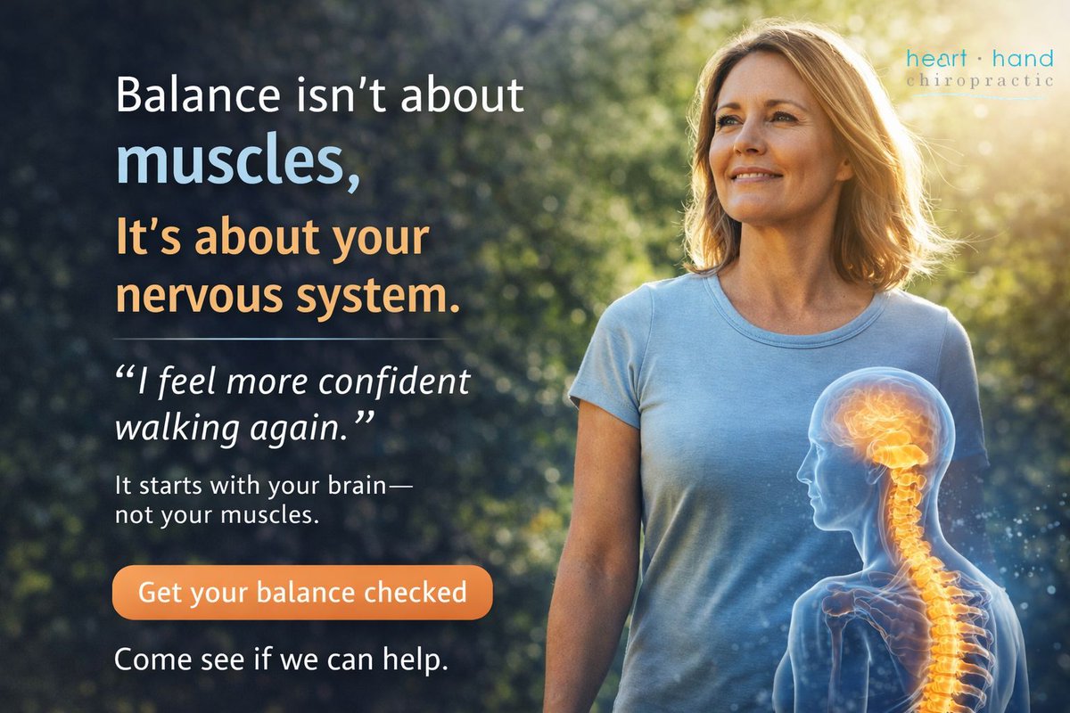 H2Chiropractic's tweet photo. Balance isn’t about muscles.

It’s about how well your brain and body communicate.

If you’ve felt less steady, less confident, or more cautious lately…

That’s not random.

It’s a signal.

Get your balance checked. 
👉 Visit our website: https://t.co/Tx6OQ9CQb1 
(970) 377-3557 https://t.co/8JzVvM9RHE