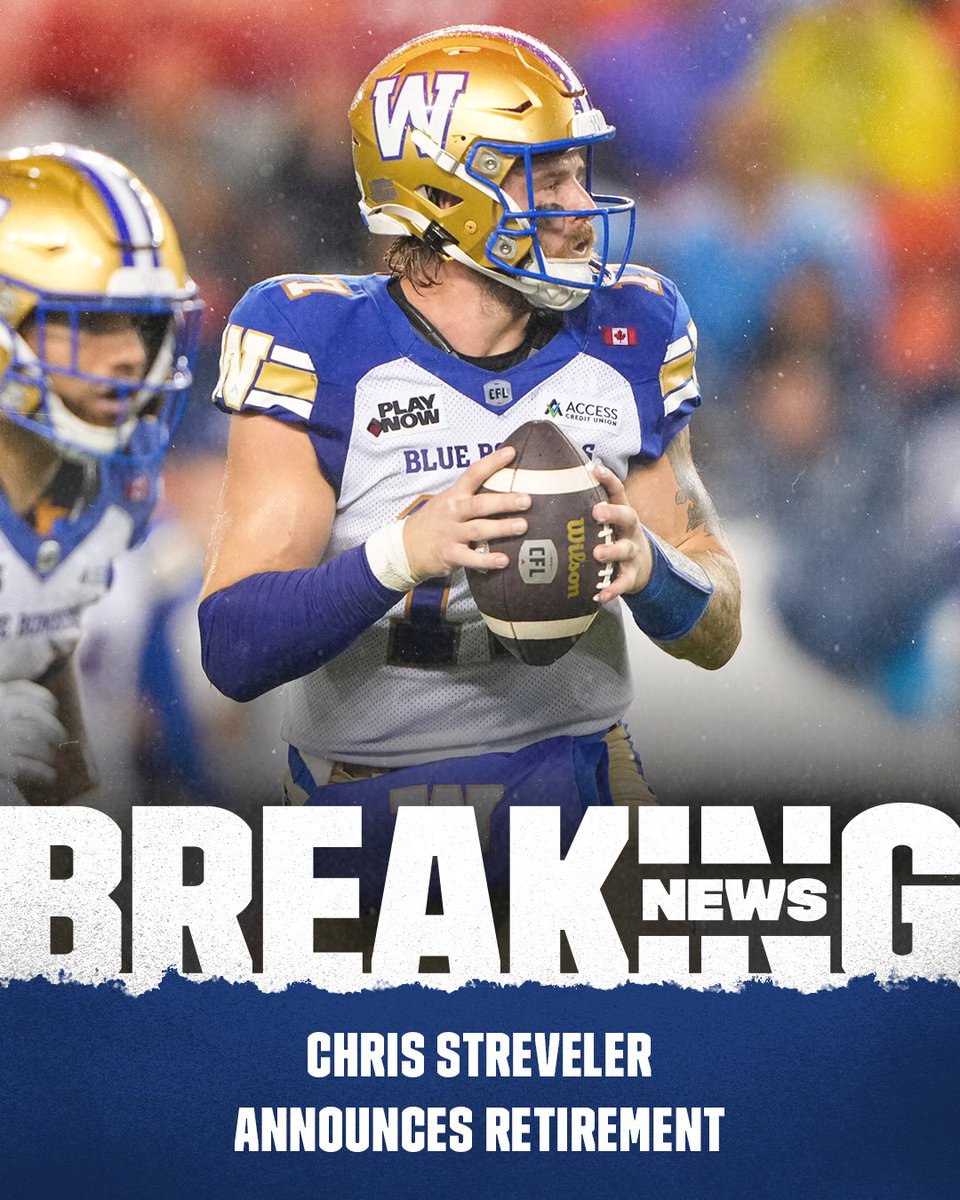 CFL's tweet photo. Grit, toughness, and heart. Enjoy retirement Strevy, you've earned it! https://t.co/8rZdmJtadx