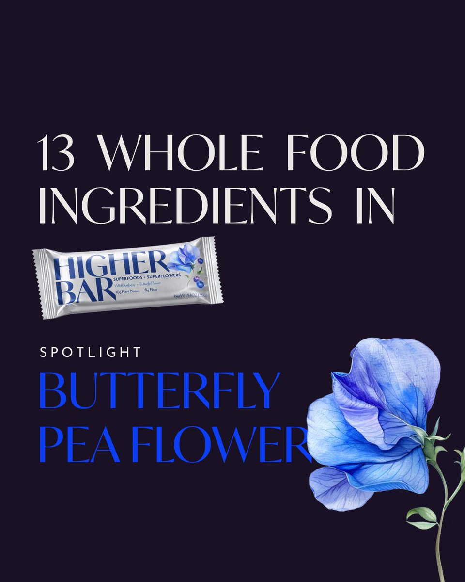 HIGHERBAR | The Superfood + Superflower Bar tweet media