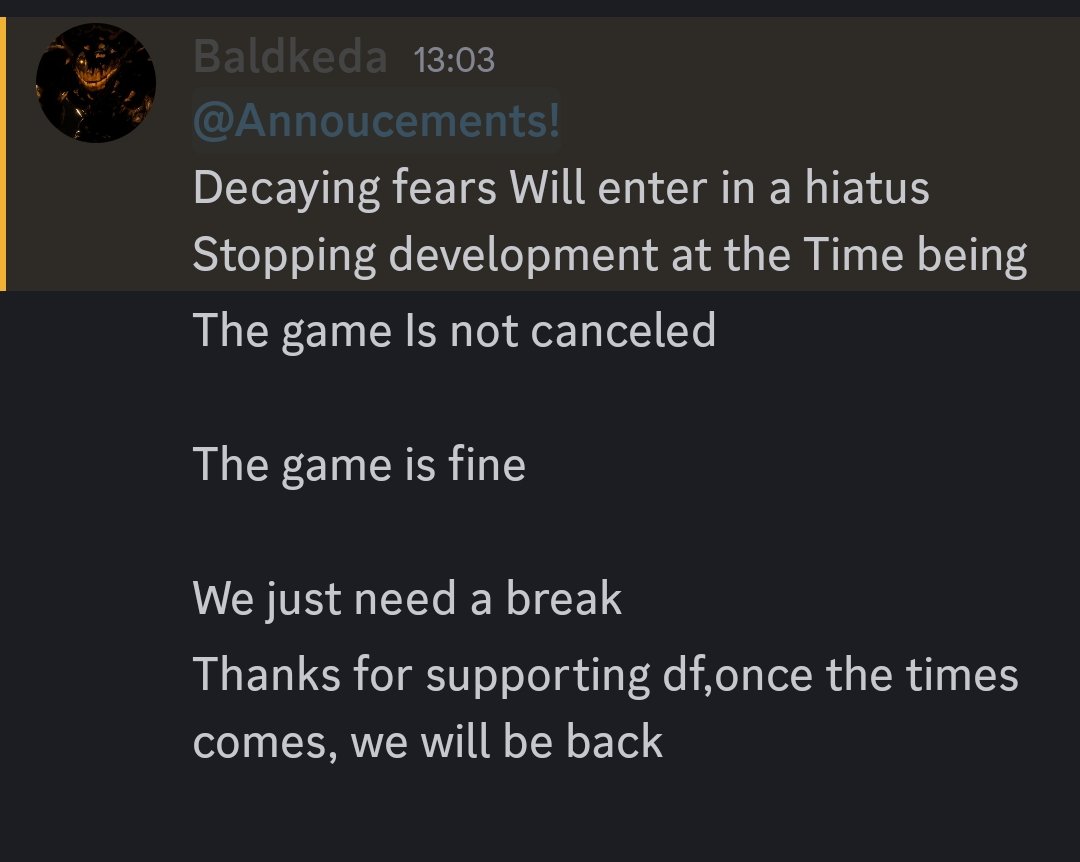 Decaying fears(hiatus) tweet media