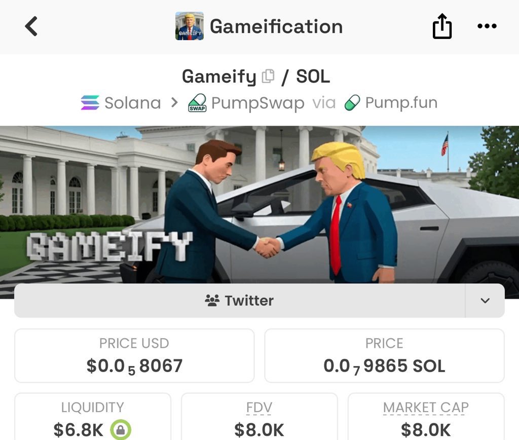 <a href="/_Shadow36/">Shadow</a> Same playbook as Chibbi. OG to millies. The content will be so viral and everyone will Gameify. Elon musk could even use it for a PFP

9d76VD7BtgmaYBDk7XNyCuEgczS78WMZyeyNPJ2Nhj14