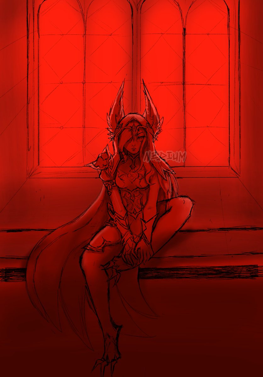 Nerium_w's tweet photo. Broken Cov yaya concept... might paint it might not 🤷‍♀️
#xayah #artofleague https://t.co/Mg2DlocOtr