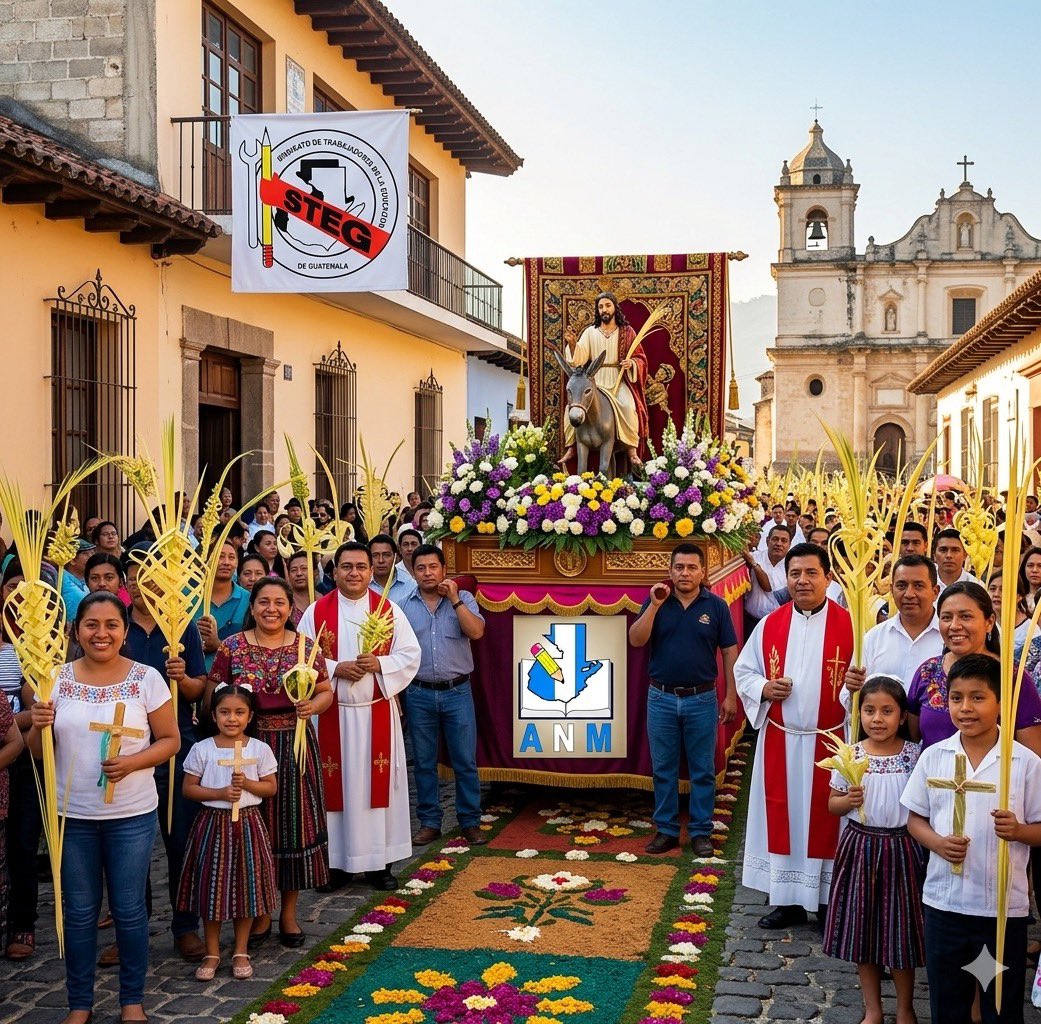 ¡DOMINGO DE RAMOS!

facebook.com/share/p/17PhZn…

Que la Santísima Trinidad nos Guíe y Acompañe como Siempre.

¡Hasta la Victoria… Siempre Compañeras y Compañeros!
#SoyMaestroSoySTEG
#JovielJovielTodosLosAfiliadosDelSTEGestanConEl