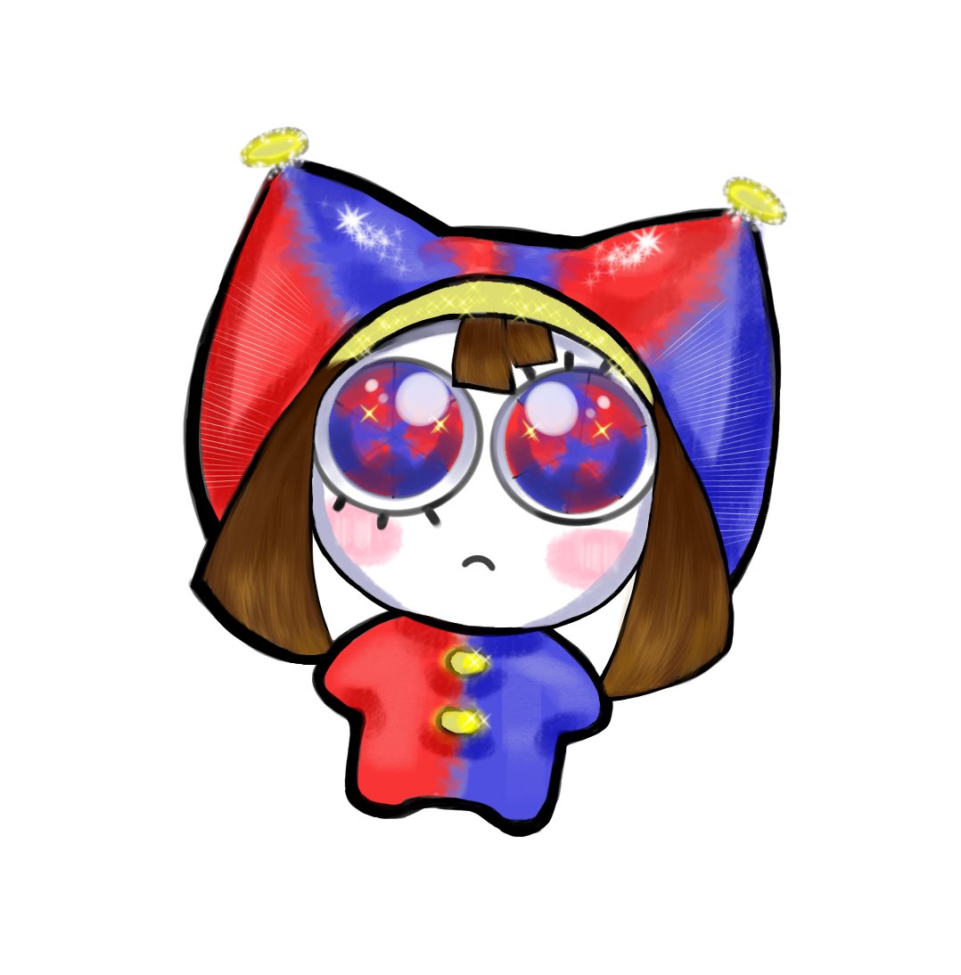 _ayakoko_'s tweet photo. J’ai corrigé mon premier dessin, elle a une meilleure bouille comme ça
#digitalcirus #pomni https://t.co/isn8b9RtJJ