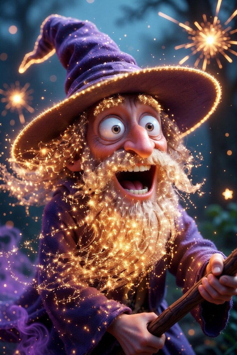 Asked grok for a funny magic cartoon image… well that worked out right✨

#GrokImagine #wizardonabroom #witchcraft