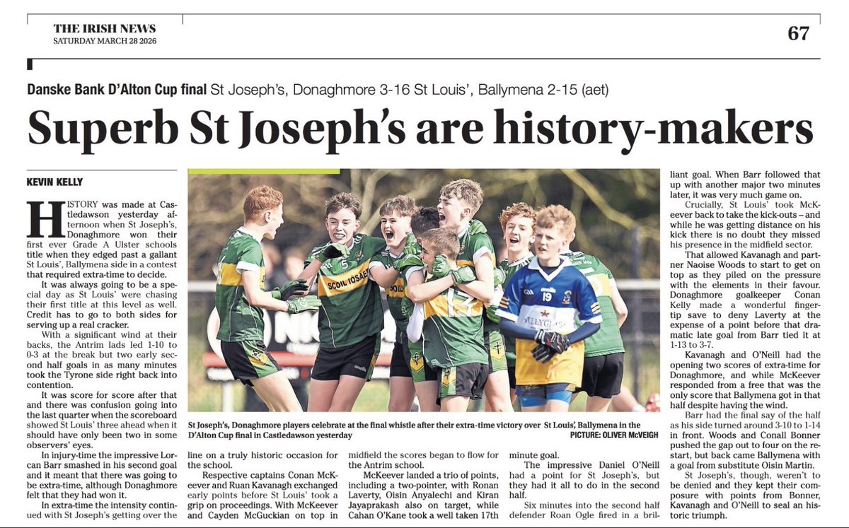St Joseph's Grammar tweet media