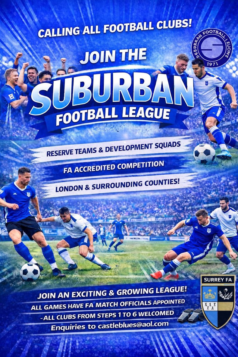 Official Suburban Football League tweet media