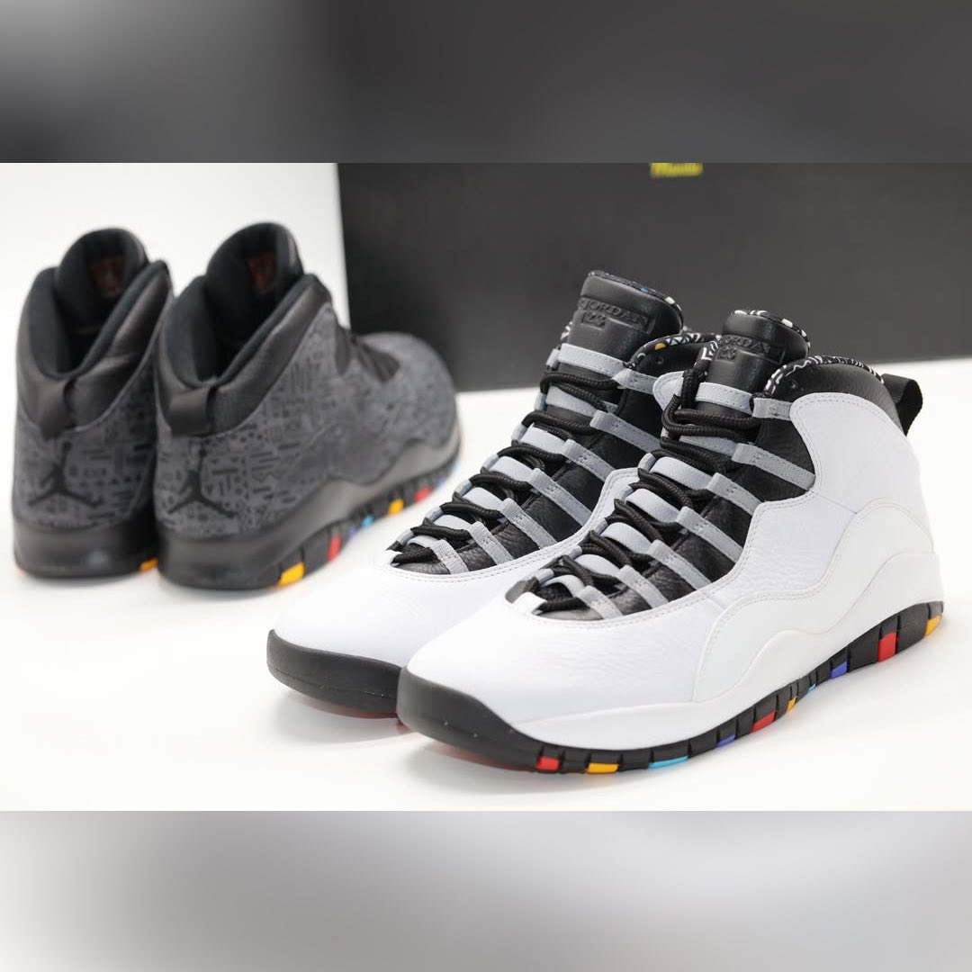 ComplexSneakers's tweet photo. These Air Jordan 10 “Martin” samples go hard 🔥

Would you cop? 

H/T: @zSneakerHeadz / 📸: @Depeche23Mode https://t.co/bNFkc2ZGXV