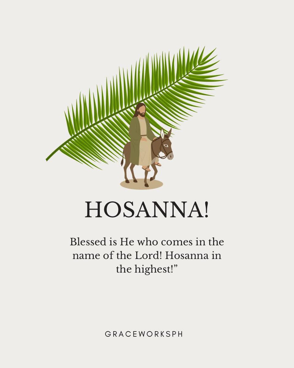 Have a Blessed Palm Sunday everyone! 🙏🏼🌿✝️