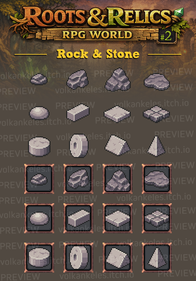 2nd Pack is Out Now! 🪨 Roots & Relics RPG World: Rock & Stone ...