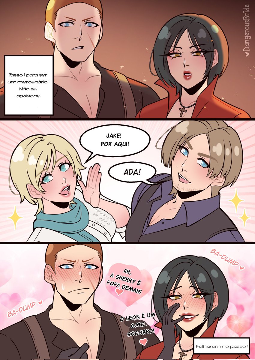 Artista:<a href="/dangerousbride/">D♡Bride 💕</a> 
Acho que eles têm uma fraqueza 🤭💞 #ResidentEvil