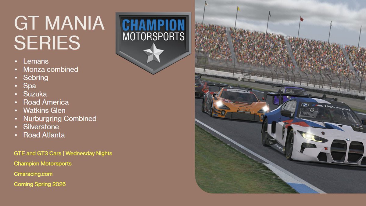 Champion Motorsports tweet media