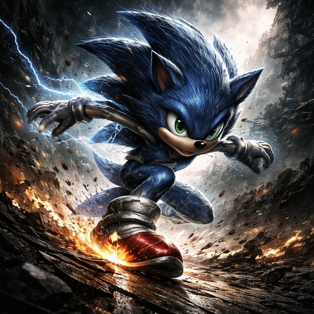 Sonic the Hedgehog #AIart️️️️️️️️️️️️️️️️️️️️️️️️️️️️️️️️️️️️️️️️️️️️️️️️️️️ #DigitalArtwork #Sonic